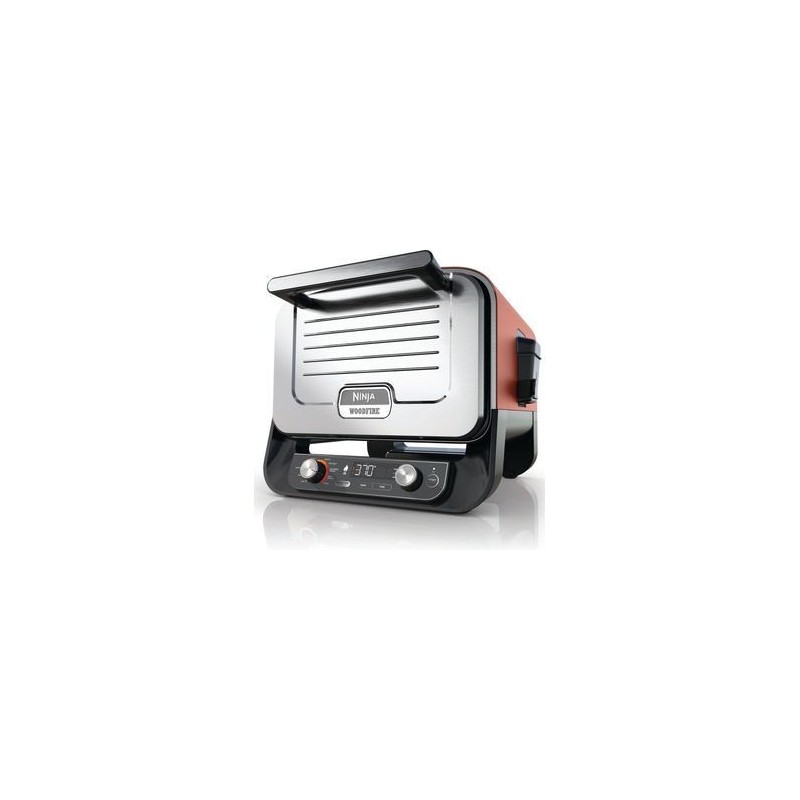 Ninja OO101EU Woodfire elektrisk udendørs ovn 2400 W Rød